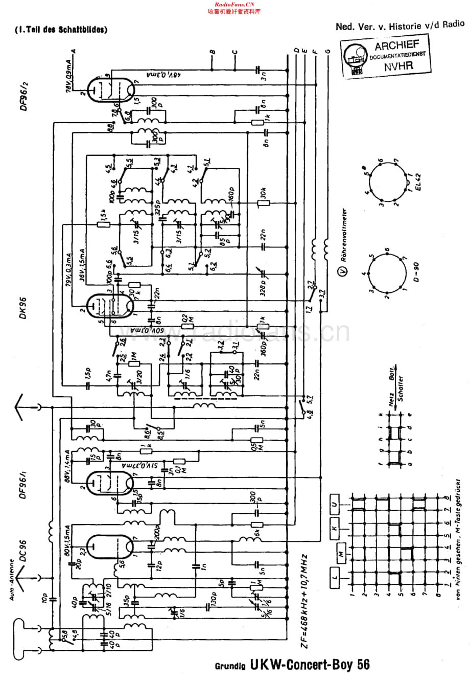 Grundig_UKWConcertBoy56维修电路原理图.pdf_第1页