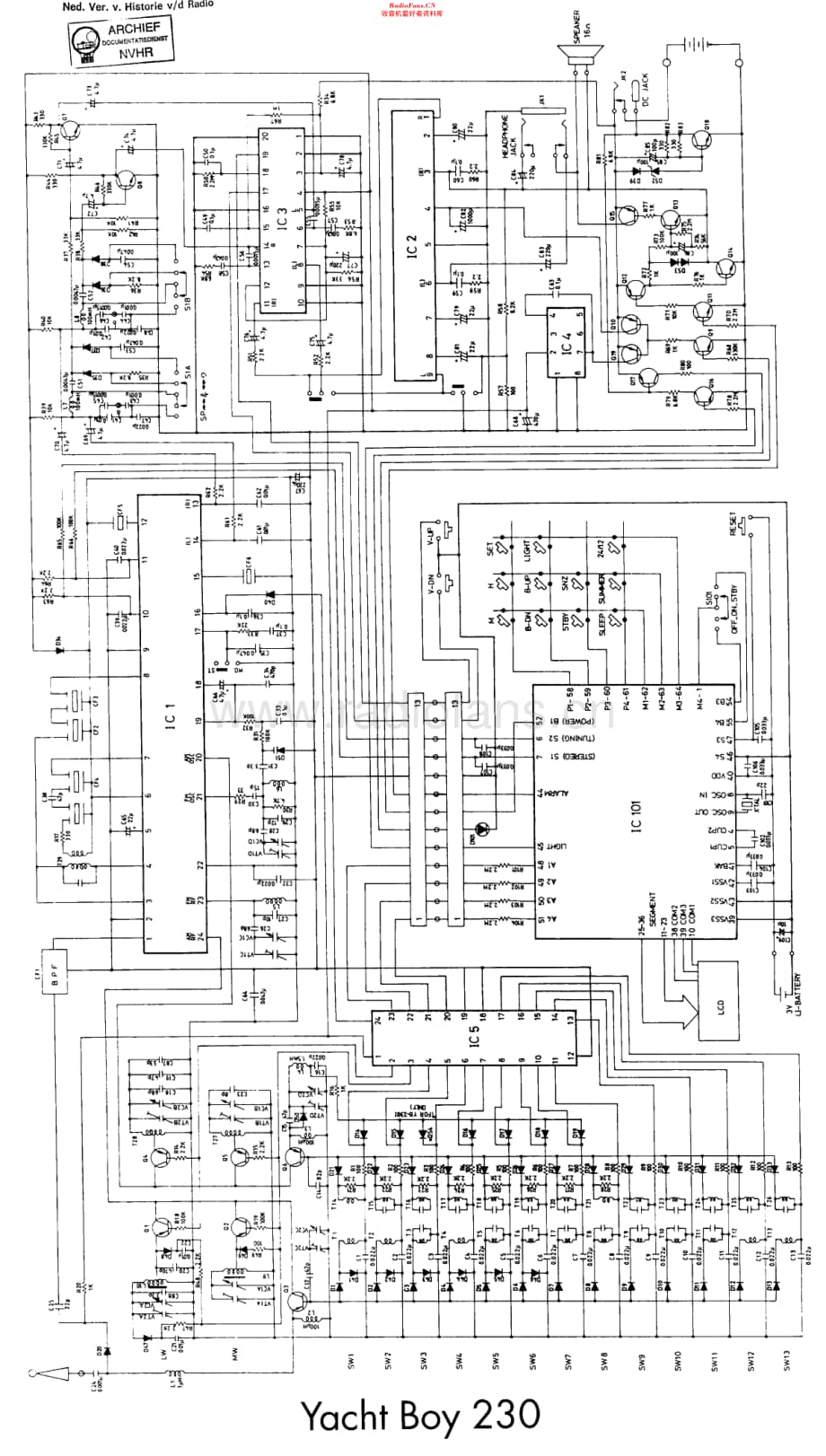 Grundig_YachtBoy230维修电路原理图.pdf_第1页