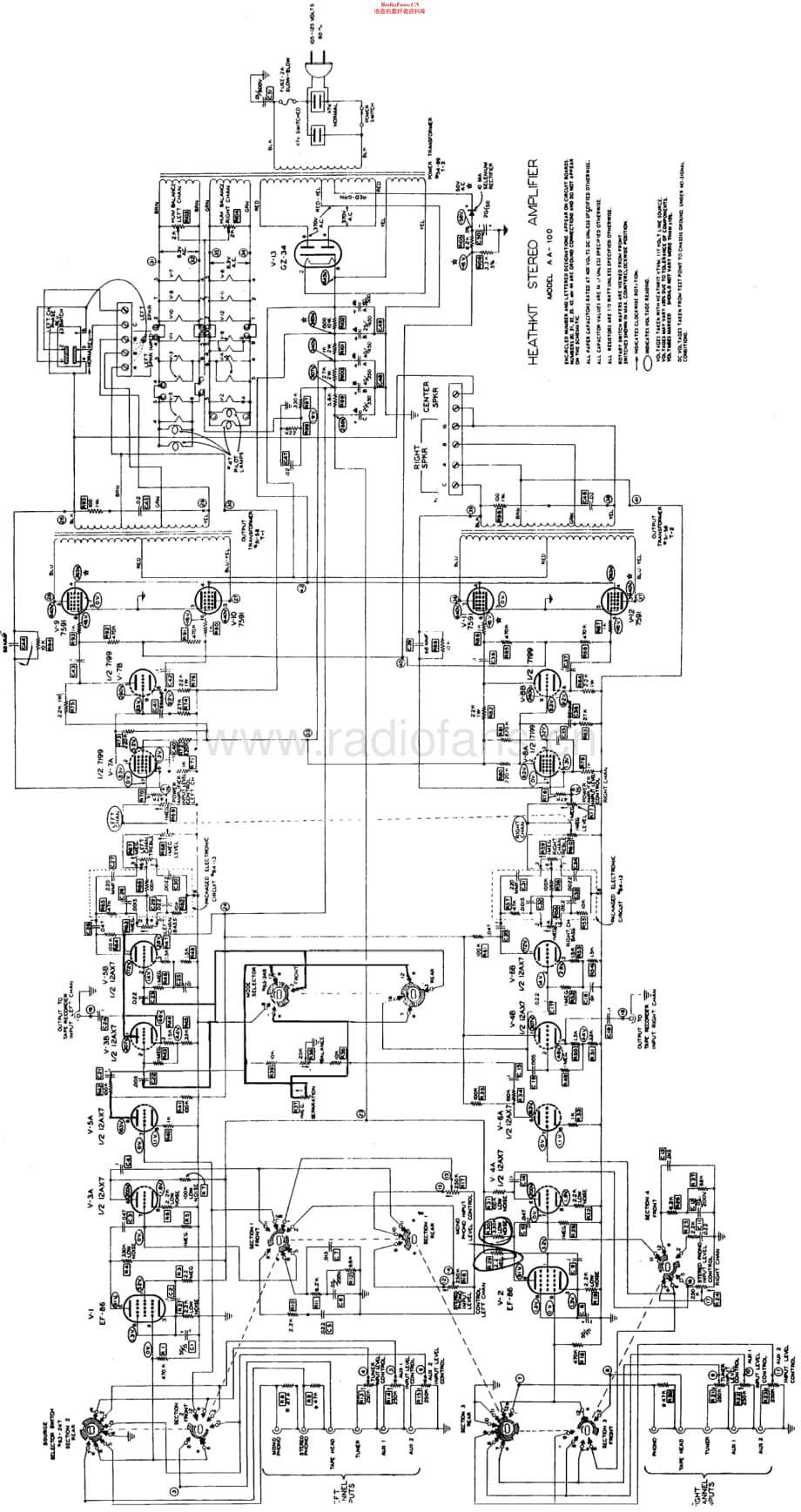 Heathkit_AA100维修电路原理图.pdf_第1页
