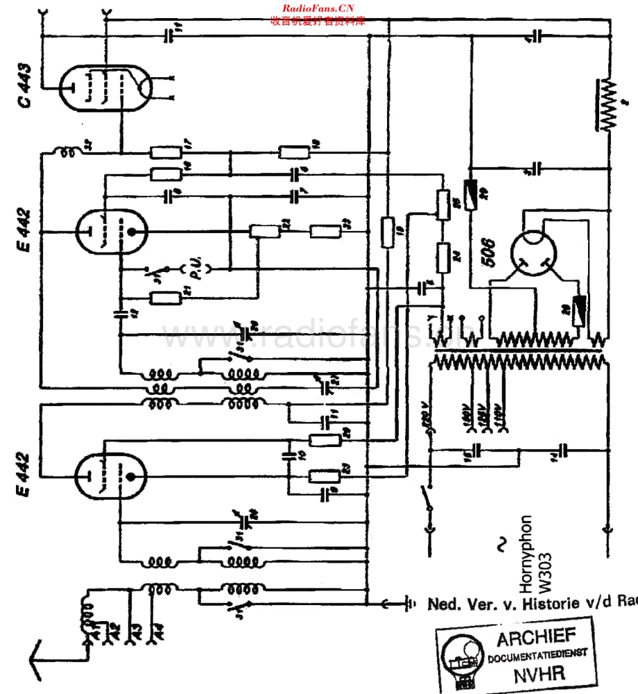 Hornyphon_W303维修电路原理图.pdf_第1页