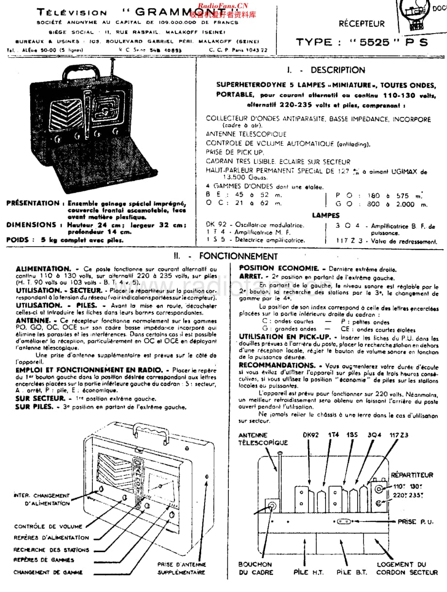 Grammont_5525PS维修电路原理图.pdf_第1页