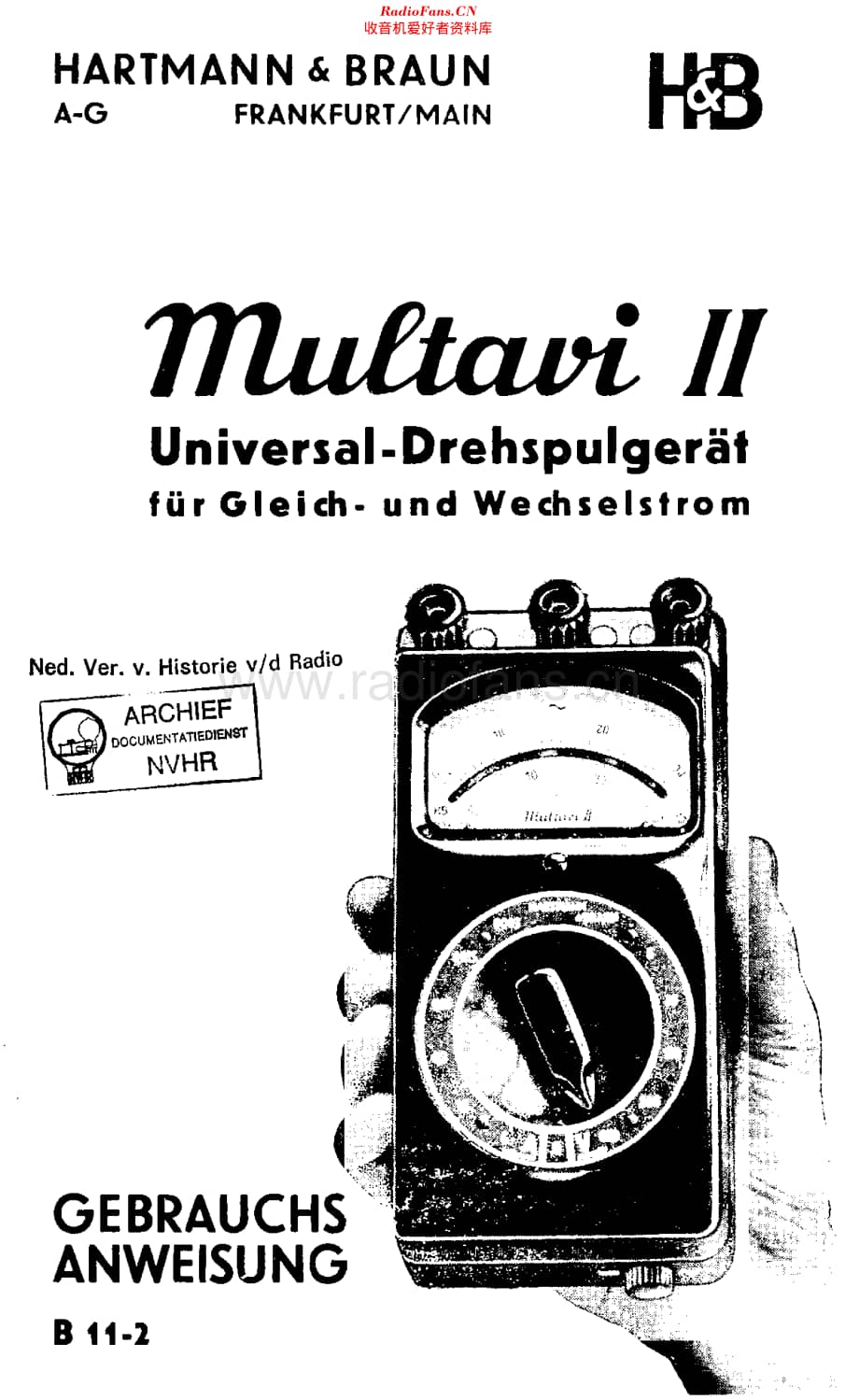 Hartmann_MultaviII维修电路原理图.pdf_第1页