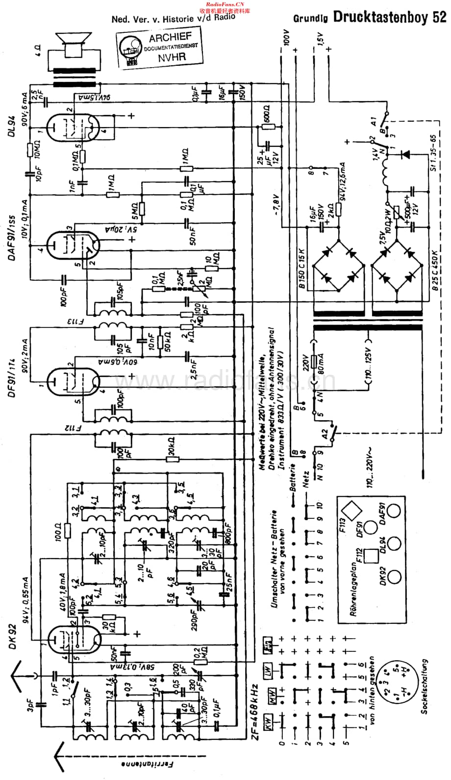 Grundig_DrucktastenBoy维修电路原理图.pdf_第1页
