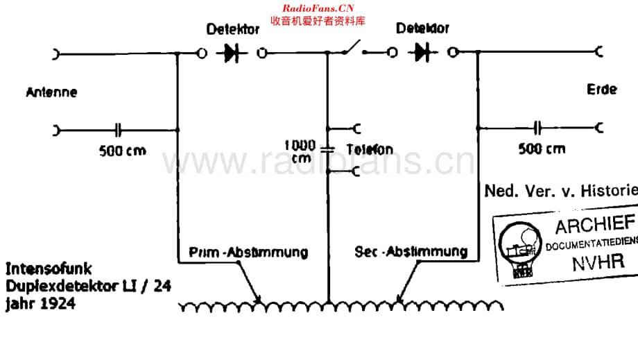 Intensofunk_Duplexdetektor维修电路原理图.pdf_第1页