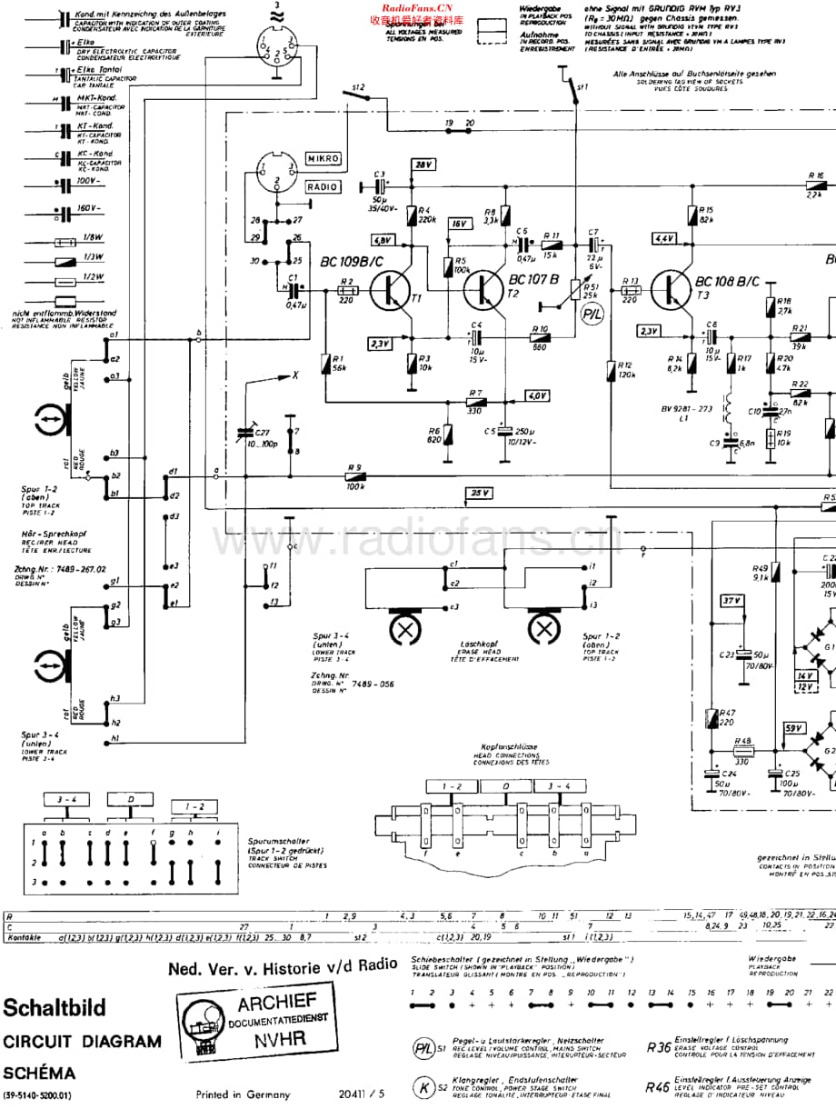 Grundig_TK140deLuxe维修电路原理图.pdf_第1页