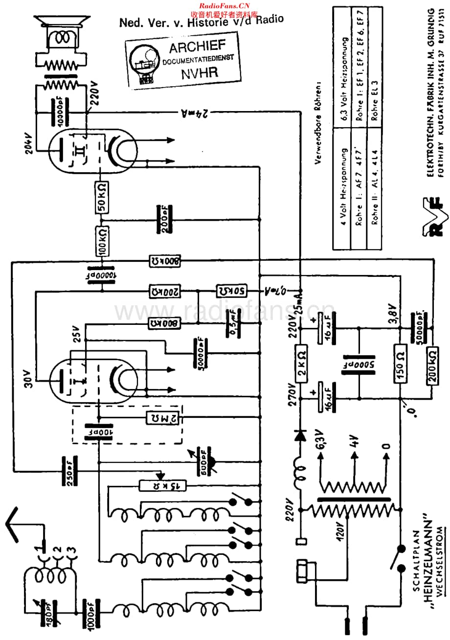Grundig_HeinzelmannW维修电路原理图.pdf_第1页