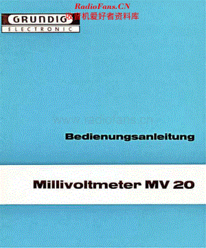 Grundig_MV20维修电路原理图.pdf