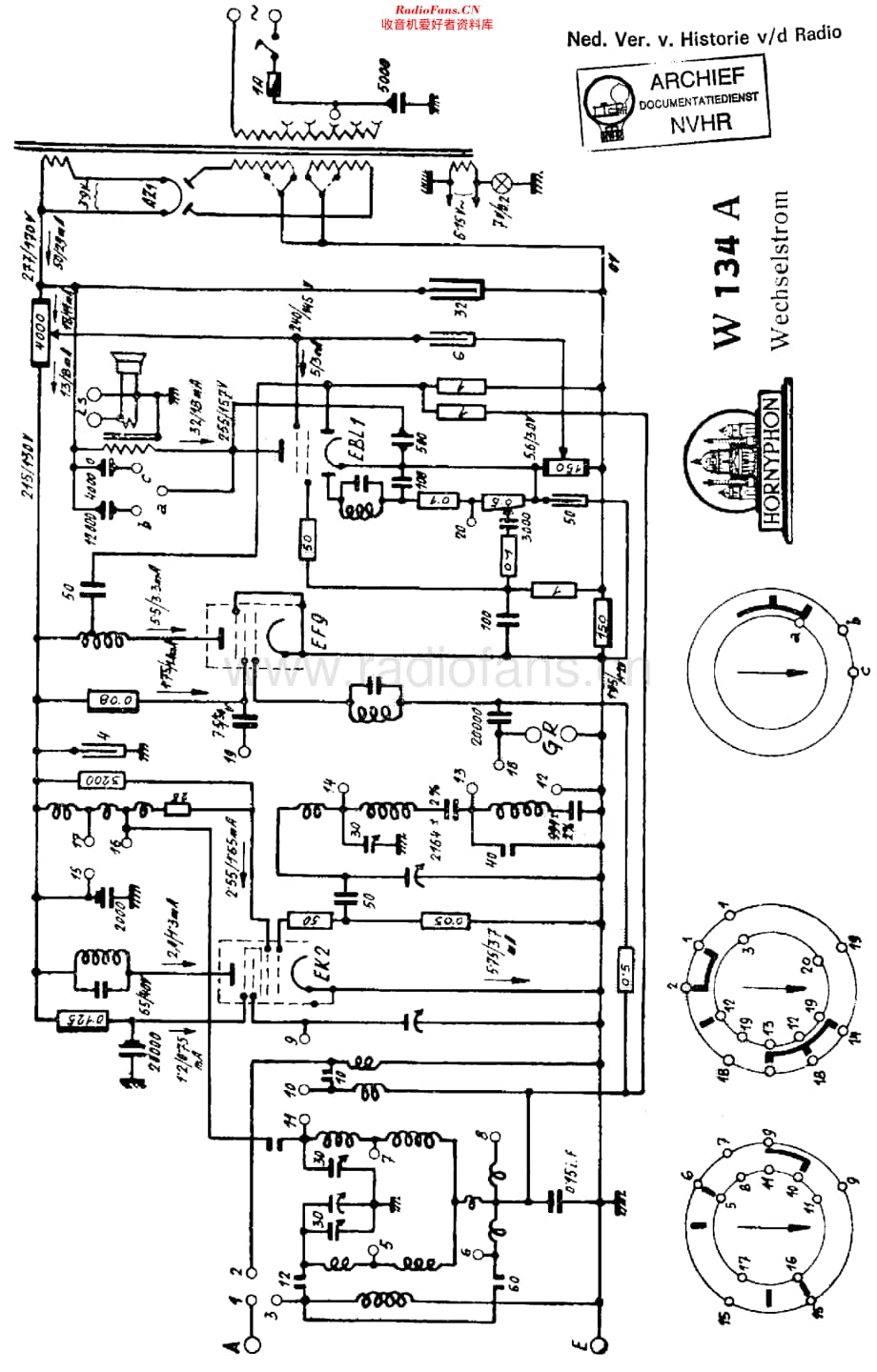 Hornyphon_W134A维修电路原理图.pdf_第1页