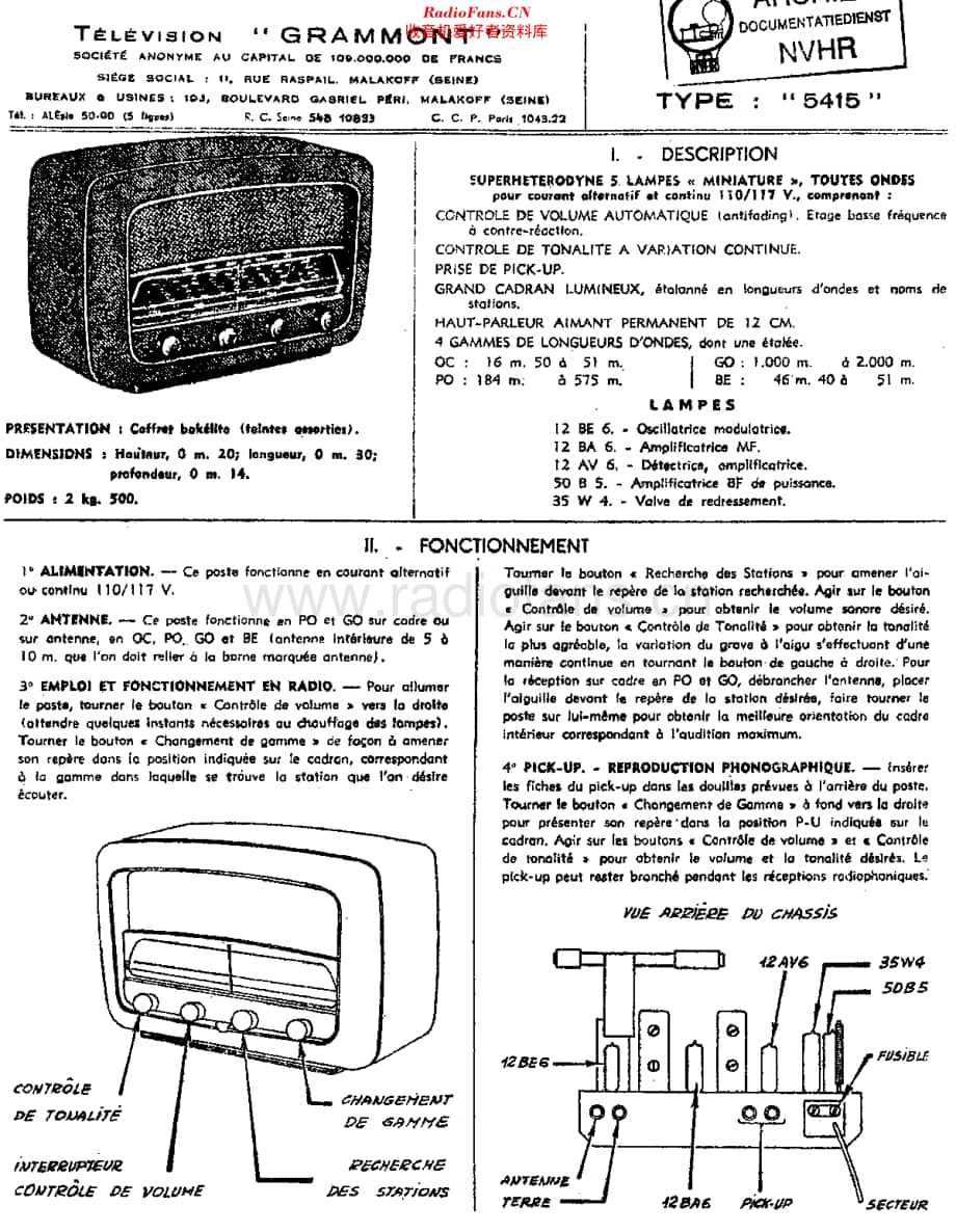 Grammont_5415维修电路原理图.pdf_第1页