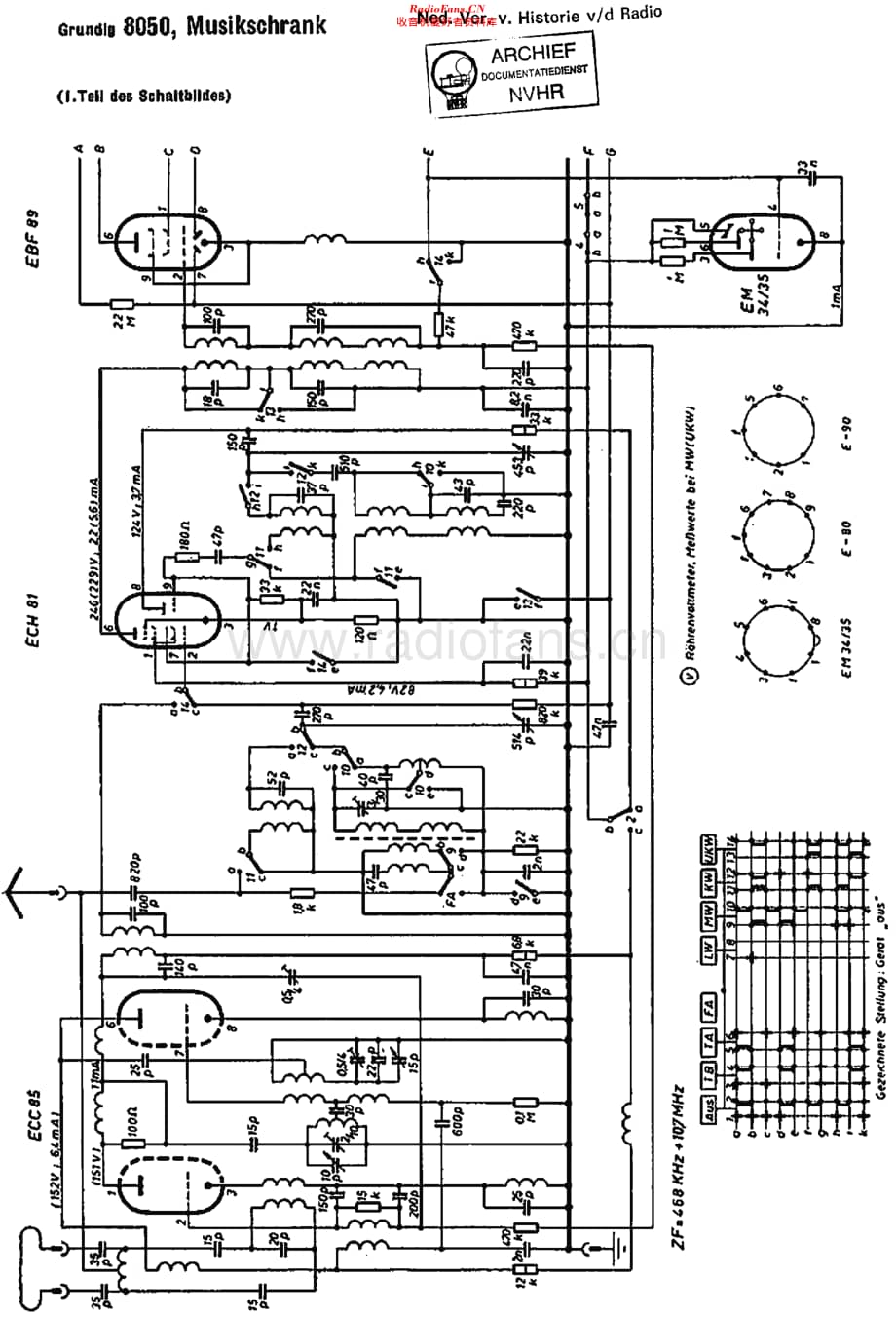 Grundig_8050维修电路原理图.pdf_第1页
