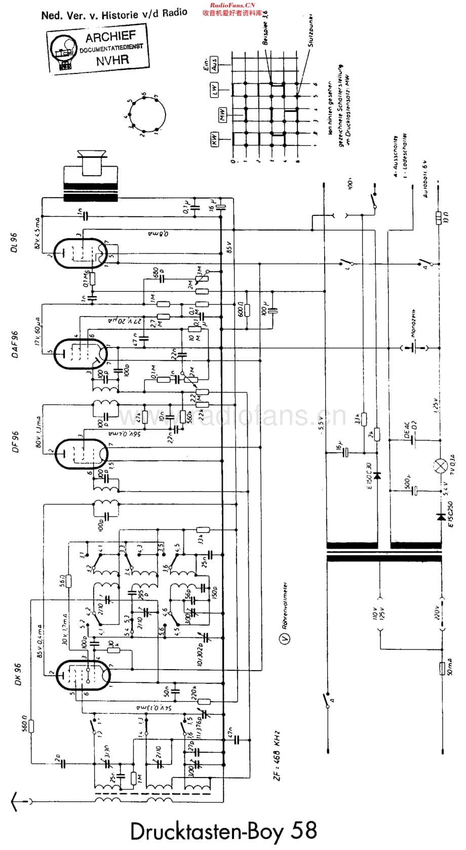 Grundig_DrucktastenBoy58维修电路原理图.pdf_第1页
