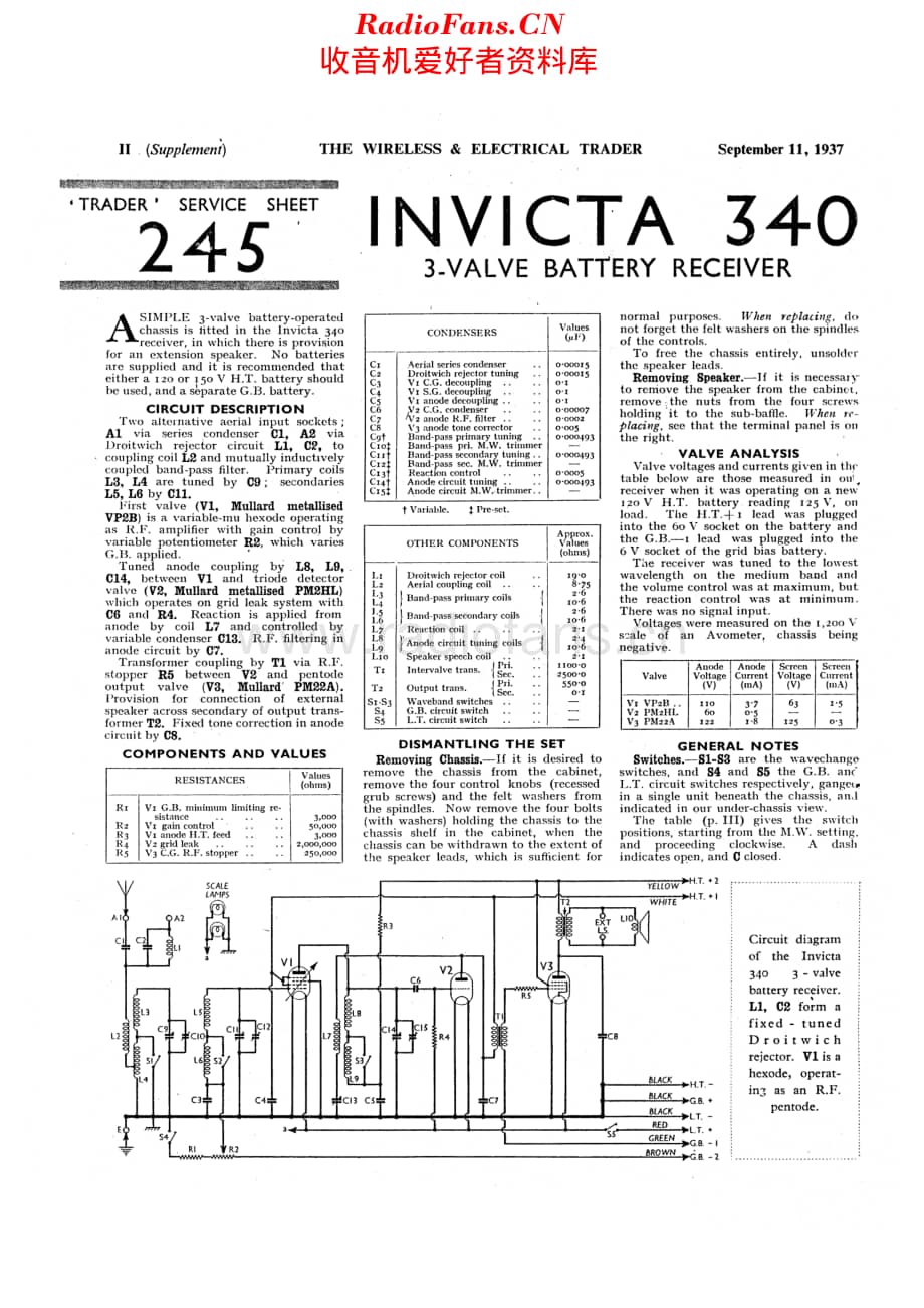 Invicta_340维修电路原理图.pdf_第1页