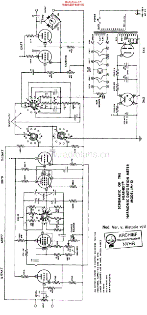 Heathkit_IM12维修电路原理图.pdf