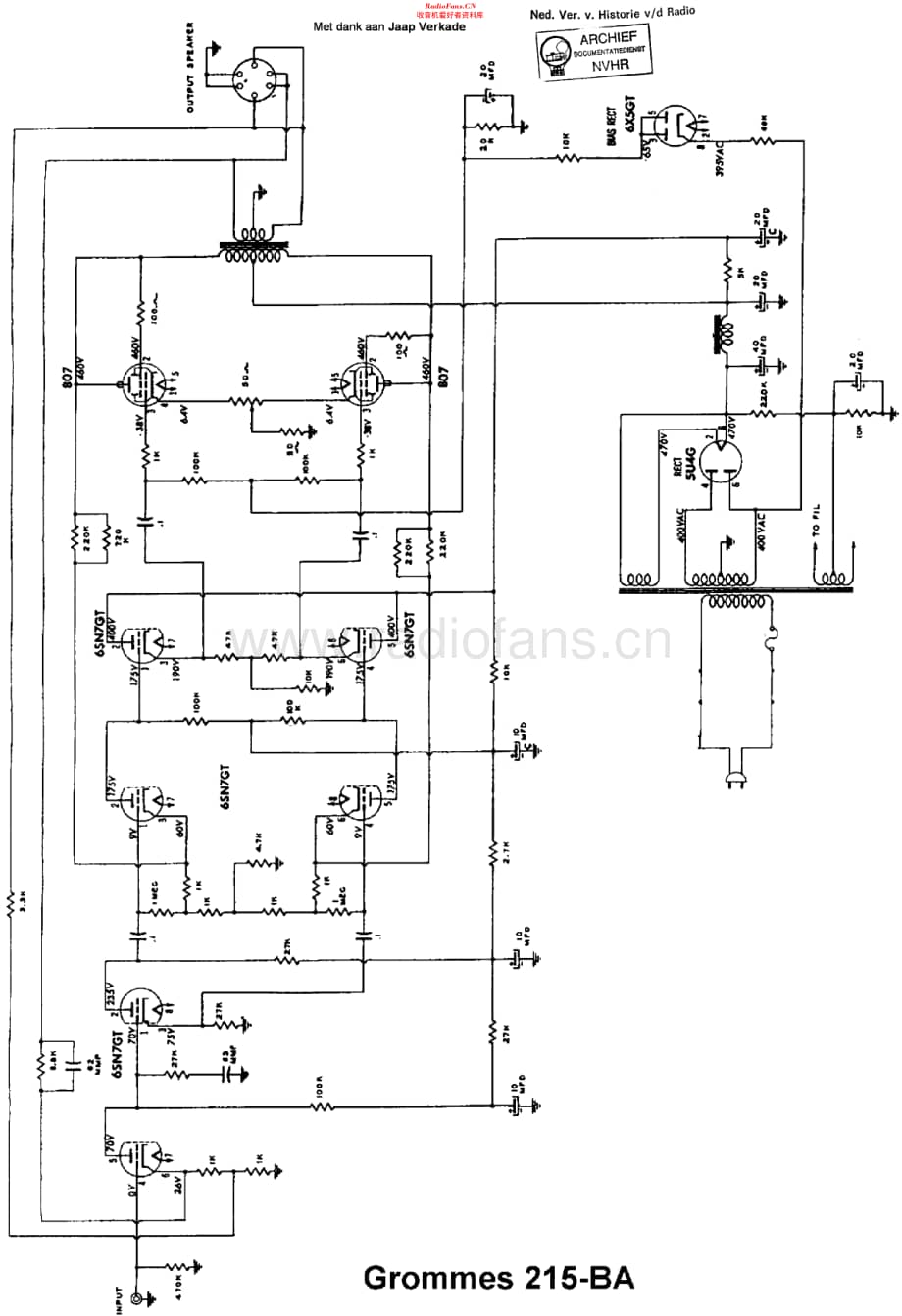 Grommes_215BA维修电路原理图.pdf_第1页