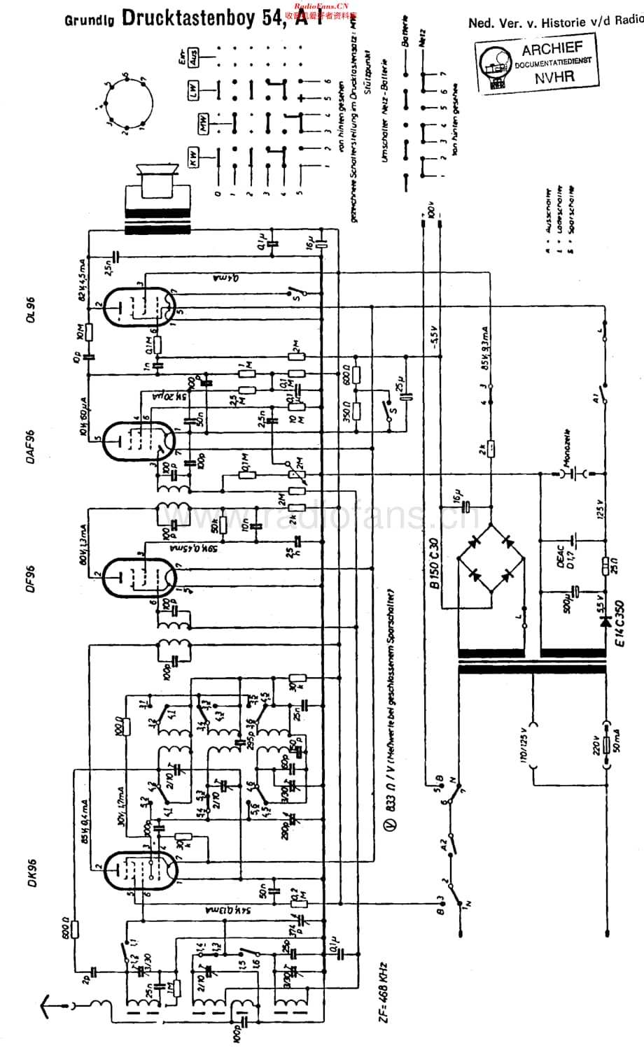 Grundig_DrucktastenBoy54维修电路原理图.pdf_第1页