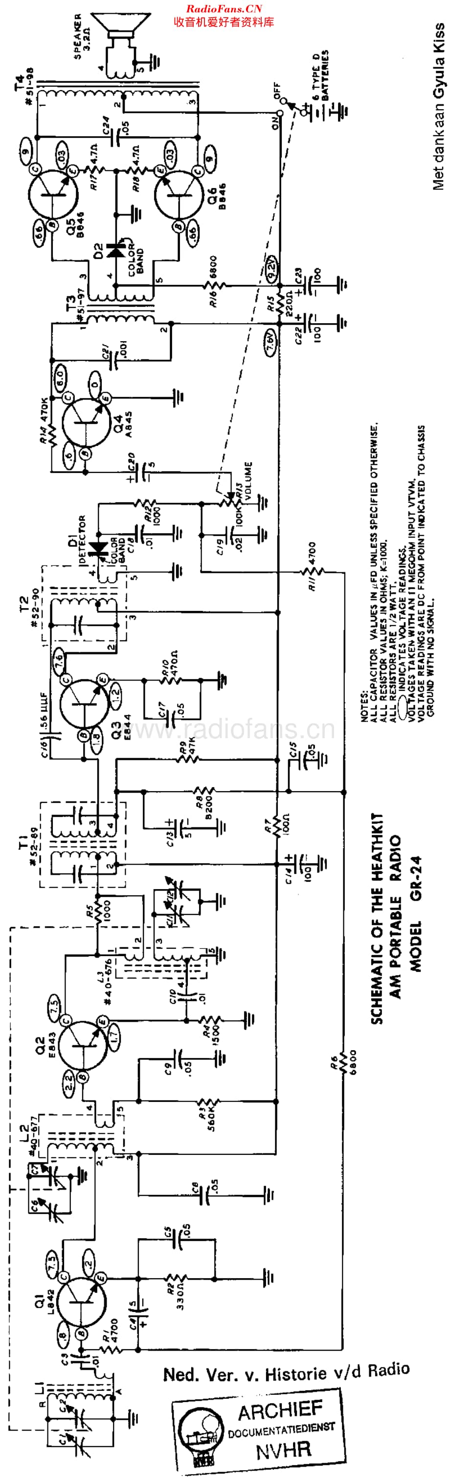 Heathkit_GR24维修电路原理图.pdf_第1页