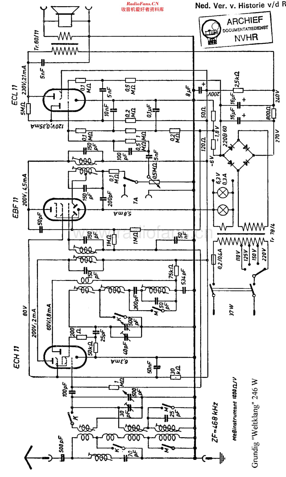 Grundig_246W维修电路原理图.pdf_第1页