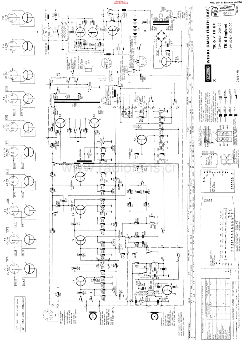 Grundig_TK6维修电路原理图.pdf_第1页