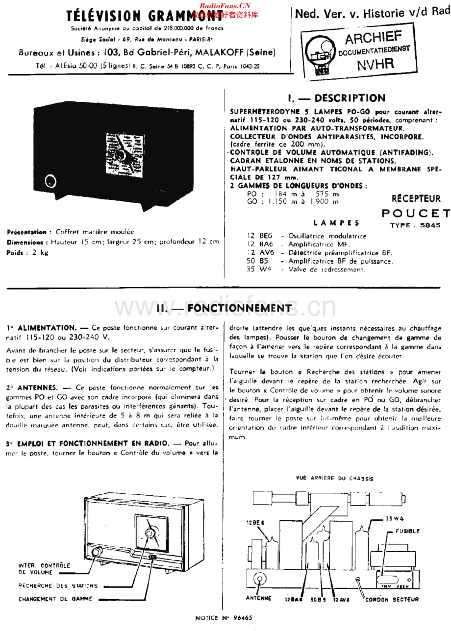 Grammont_5845维修电路原理图.pdf_第1页