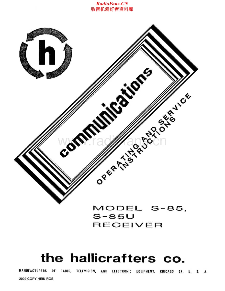 Hallicrafters_S85维修电路原理图.pdf_第1页