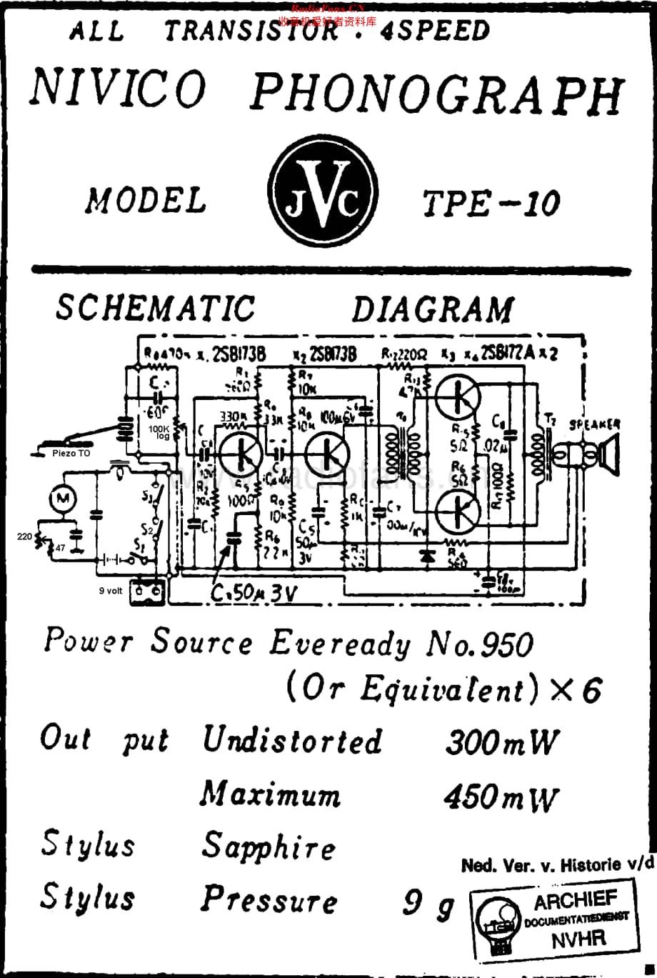 JVC_TPE10维修电路原理图.pdf_第1页