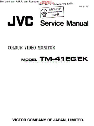 JVC_TM41维修电路原理图.pdf