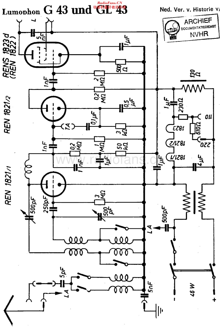 Lumophon_G43维修电路原理图.pdf_第1页