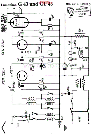 Lumophon_G43维修电路原理图.pdf