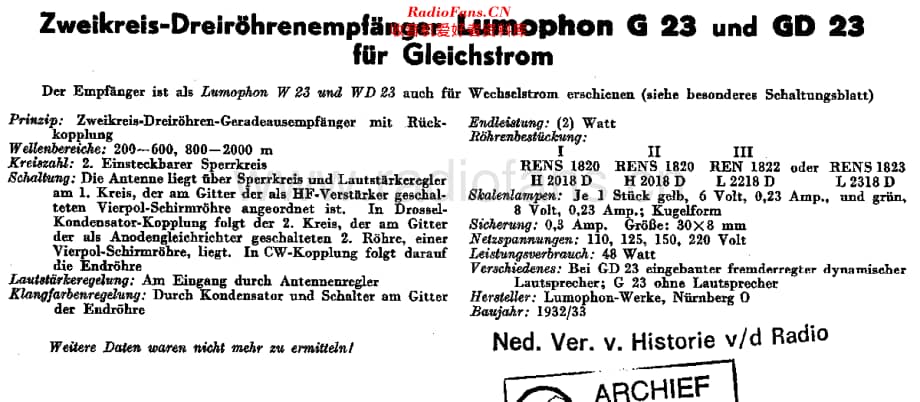 Lumophon_G23维修电路原理图.pdf_第1页
