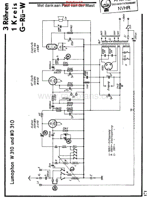Lumophon_W310维修电路原理图.pdf