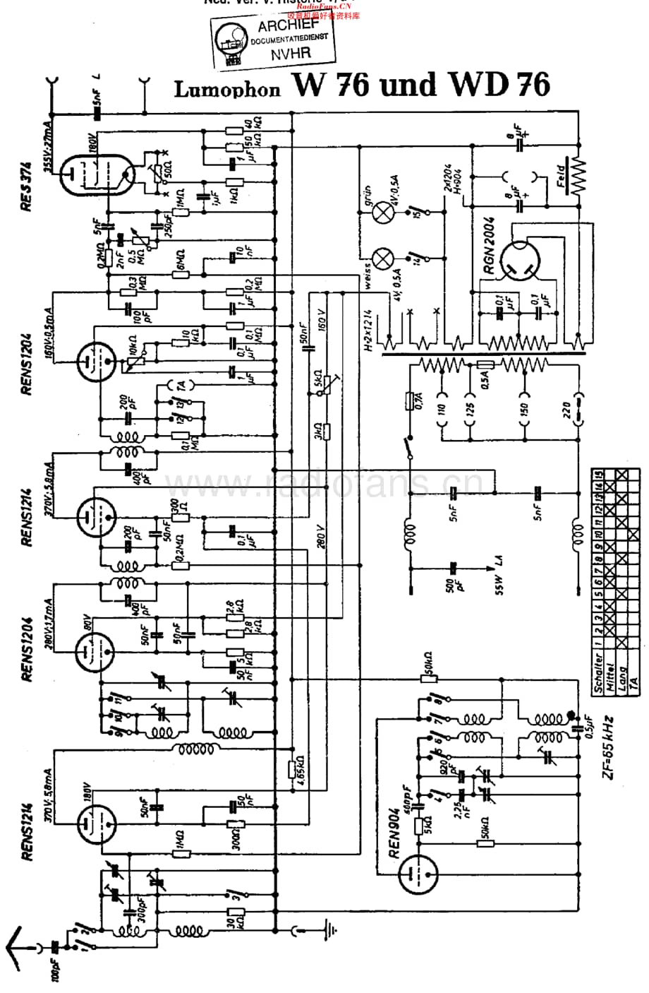 Lumophon_W76维修电路原理图.pdf_第1页