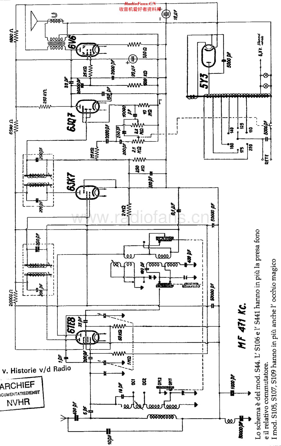 Magnadyne_S106 维修电路原理图.pdf_第1页