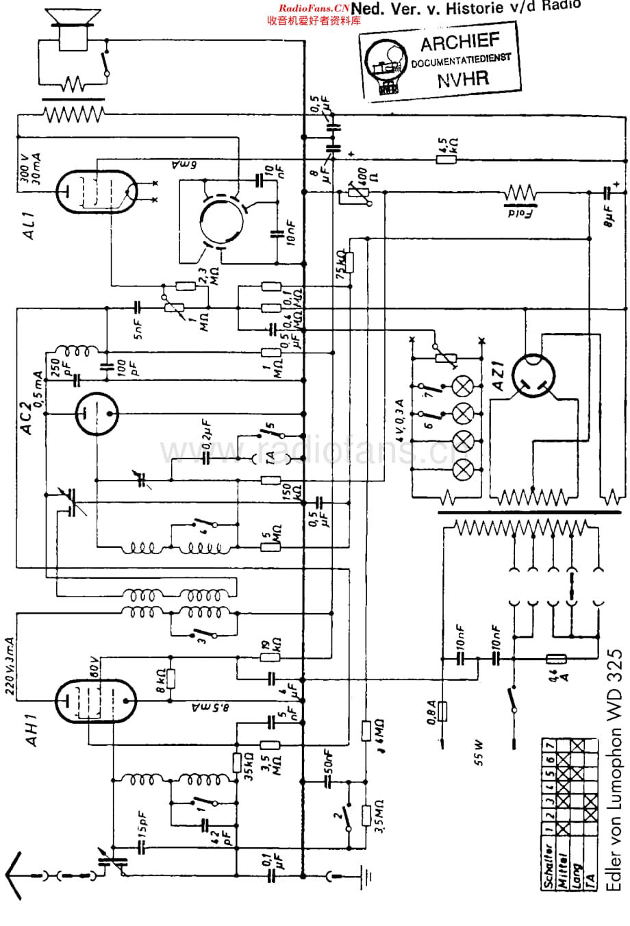 Lumophon_WD325维修电路原理图.pdf_第1页