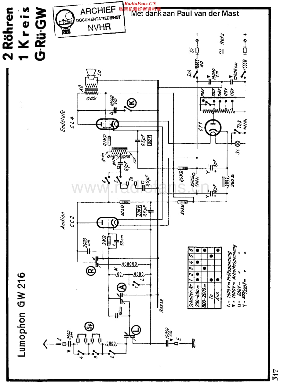 Lumophon_GW216维修电路原理图.pdf_第1页