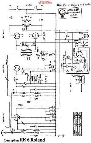 Lumophon_RK6维修电路原理图.pdf