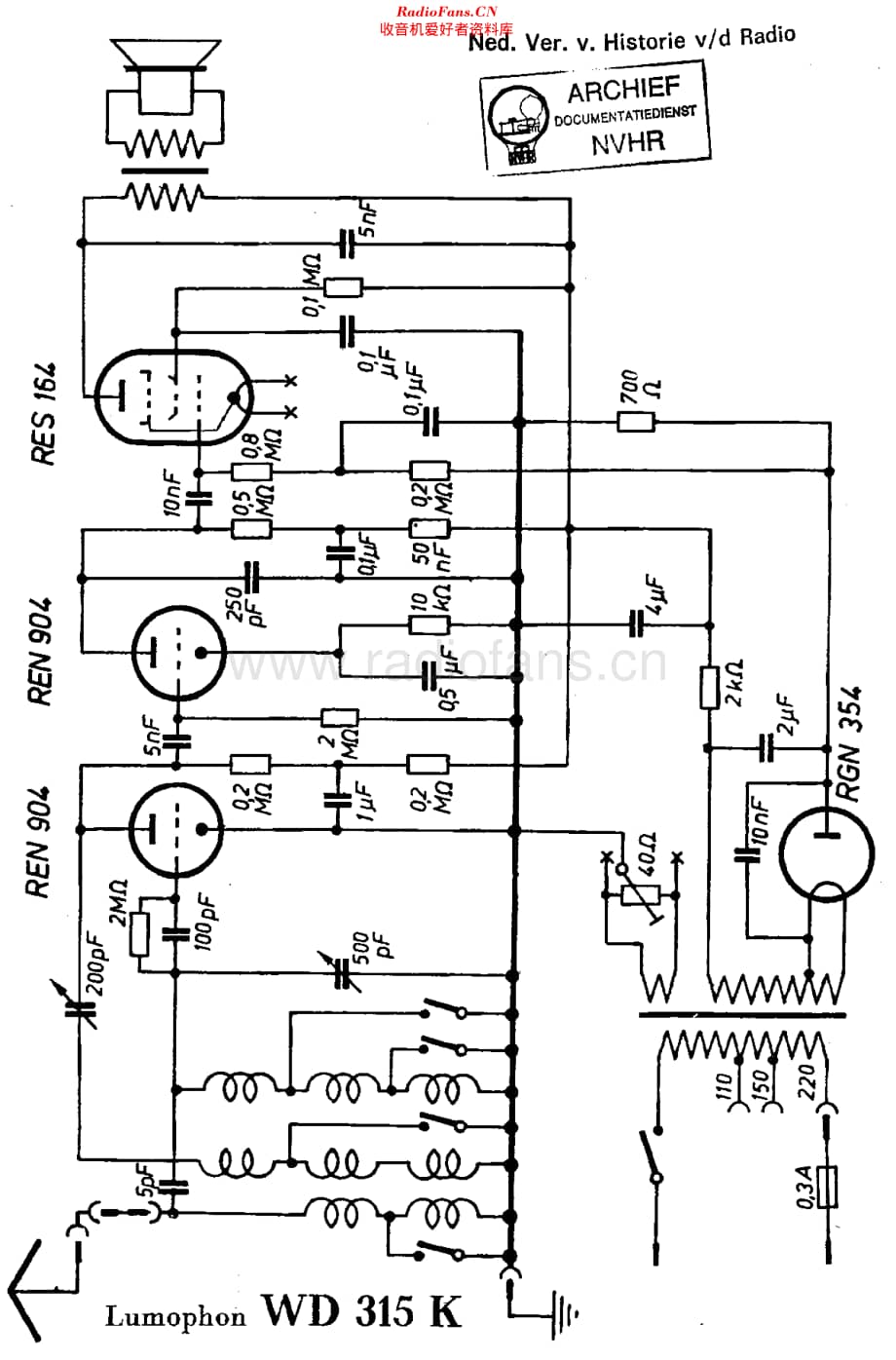 Lumophon_WD315K维修电路原理图.pdf_第1页