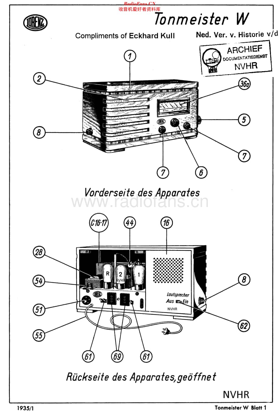 Lorenz_TonmeisterW维修电路原理图.pdf_第1页