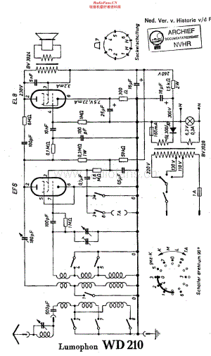 Lumophon_WD210N维修电路原理图.pdf