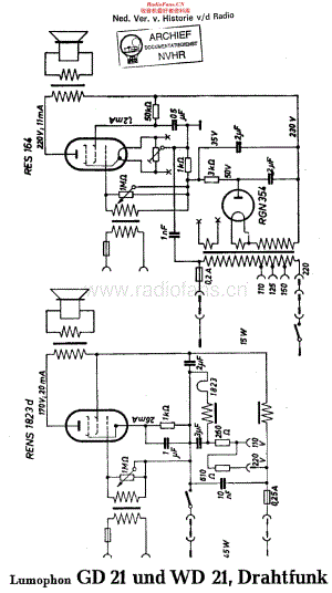 Lumophon_WD21维修电路原理图.pdf