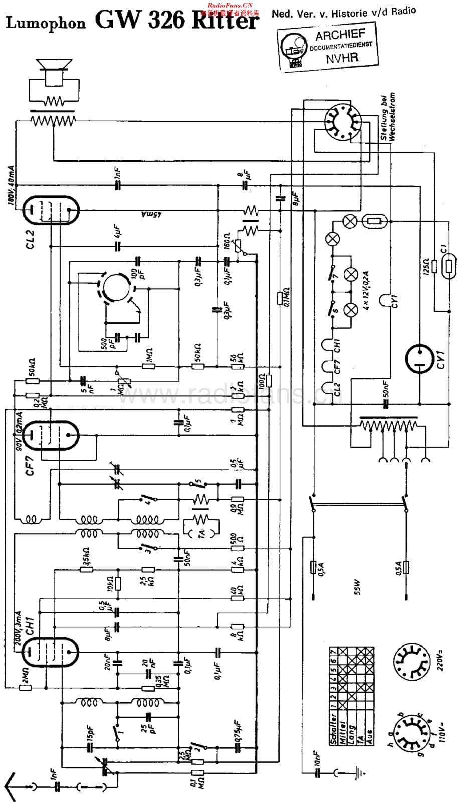 Lumophon_GW326维修电路原理图.pdf_第1页