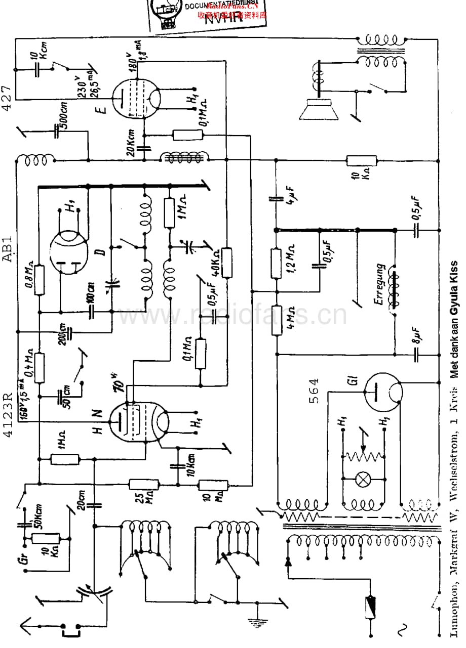 Lumophon_WD210维修电路原理图.pdf_第1页