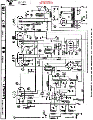 Lemouzy_618维修电路原理图.pdf
