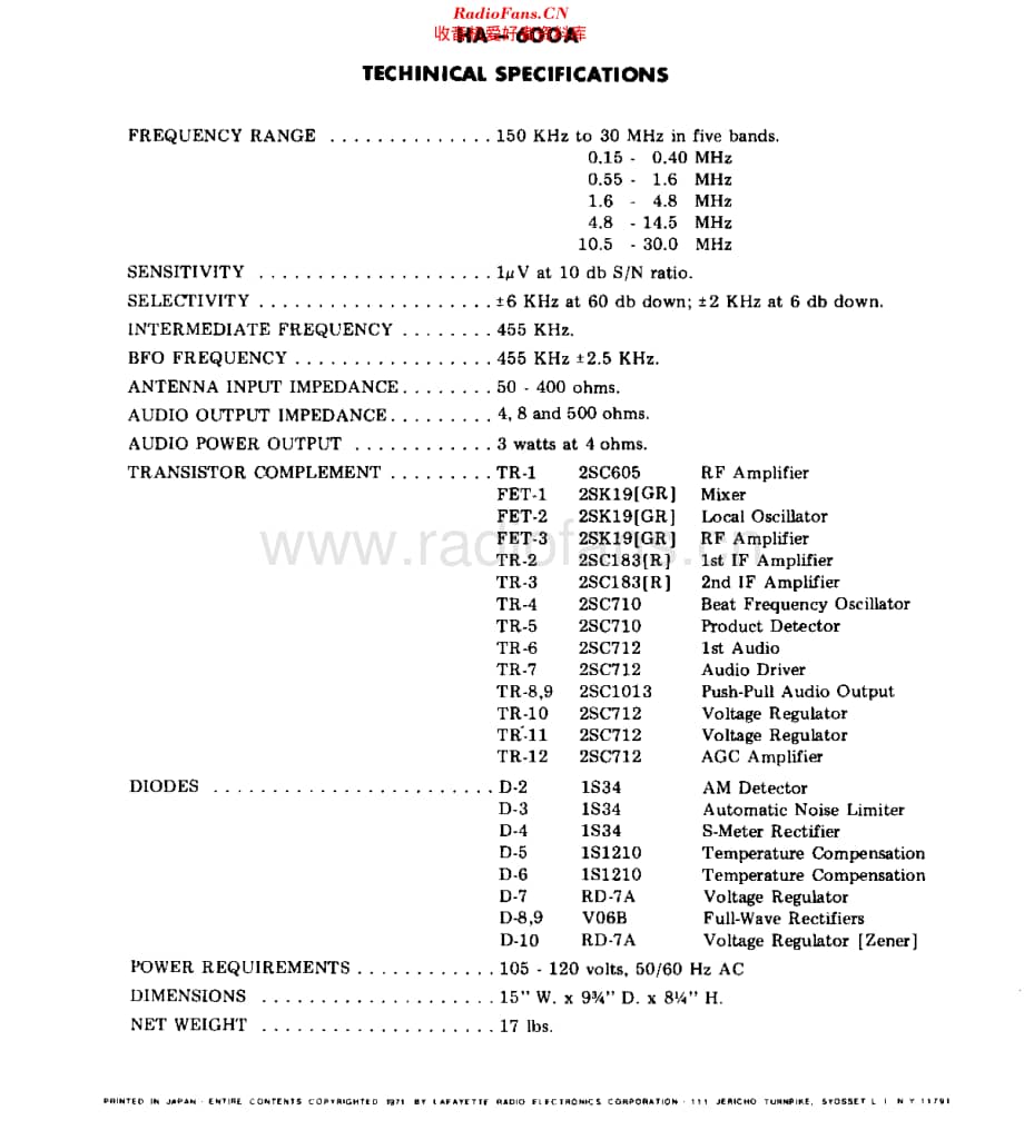 Lafayette_HA600A维修电路原理图.pdf_第1页