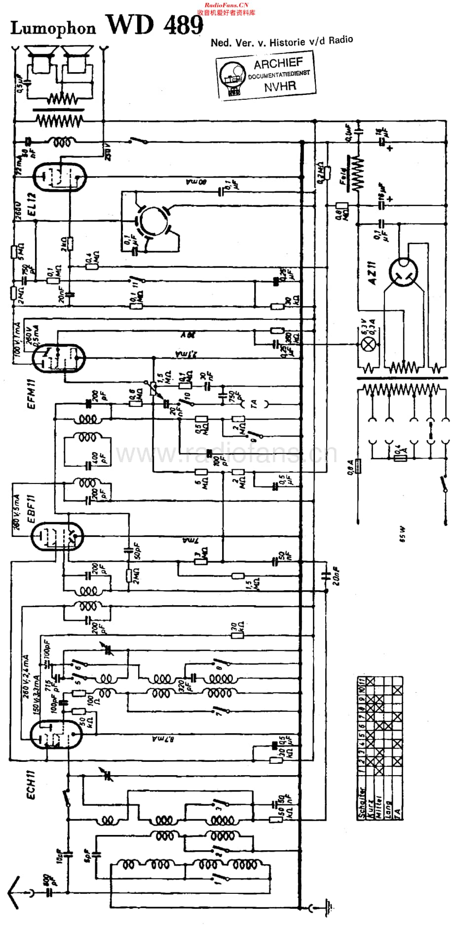 Lumophon_WD489维修电路原理图.pdf_第1页