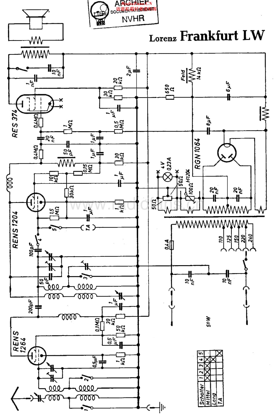 Lorenz_FrankfurtLW维修电路原理图.pdf_第1页