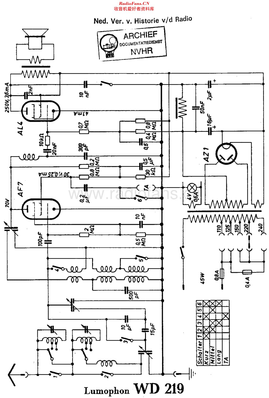Lumophon_WD219维修电路原理图.pdf_第1页