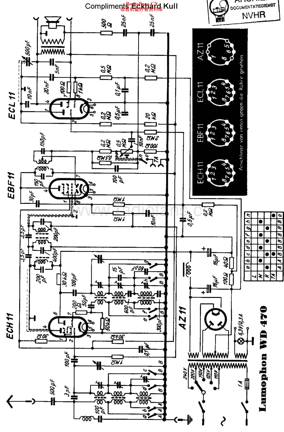 Lumophon_WD470N维修电路原理图.pdf_第1页