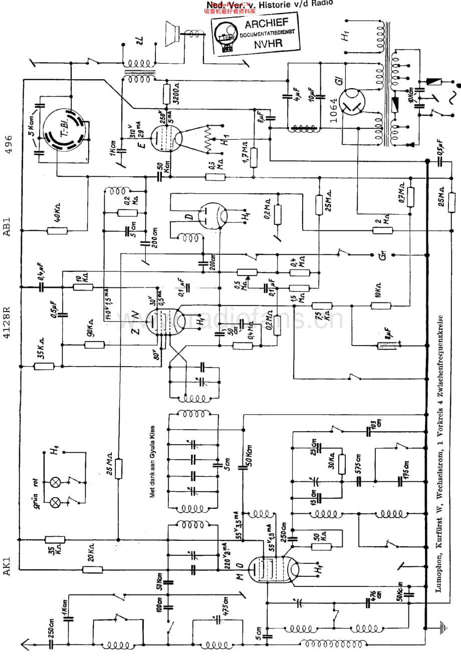 Lumophon_WD365维修电路原理图.pdf_第1页