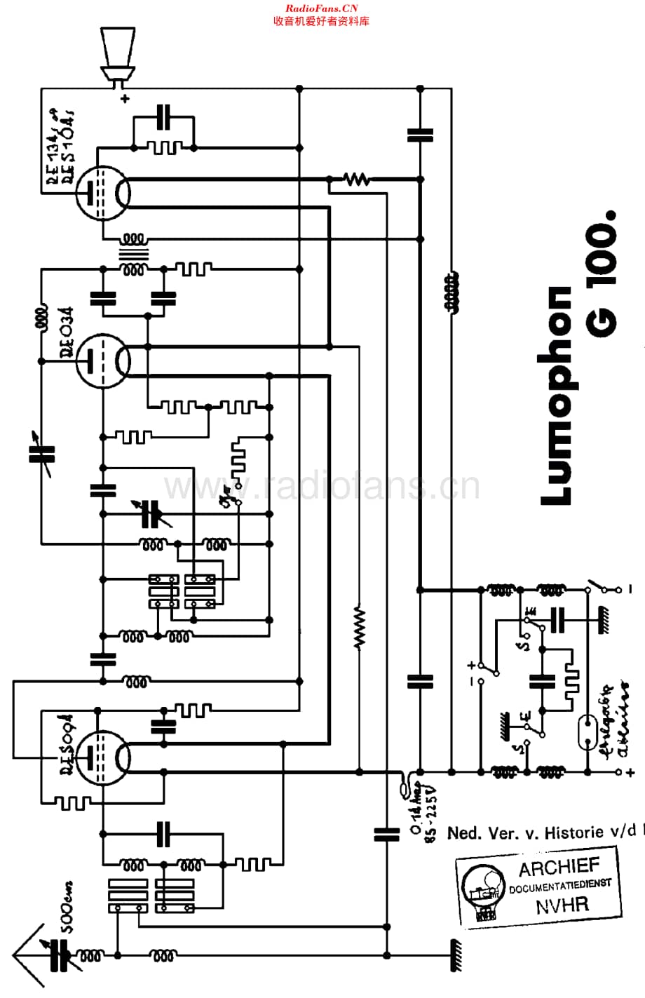 Lumophon_G100维修电路原理图.pdf_第1页