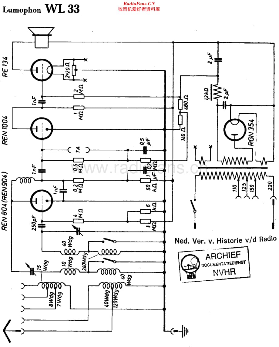 Lumophon_WL33维修电路原理图.pdf_第1页